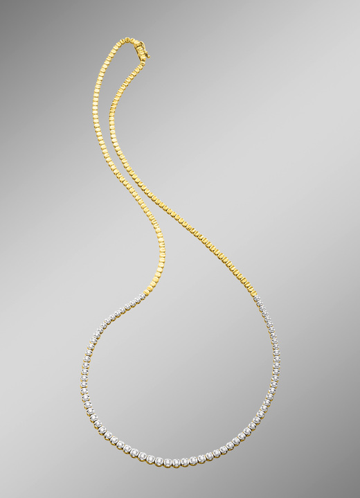 Schmuck & Uhren - Edle Halskette mit Brillanten, in Farbe  Ansicht 1