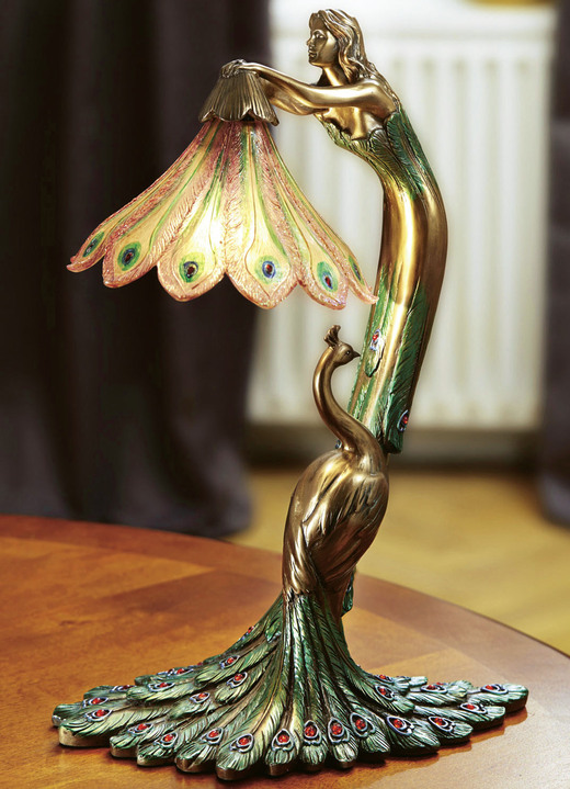 Lampen & Leuchten - Tischleuchte in Form einer Frauenfigur, in Farbe BRAUN