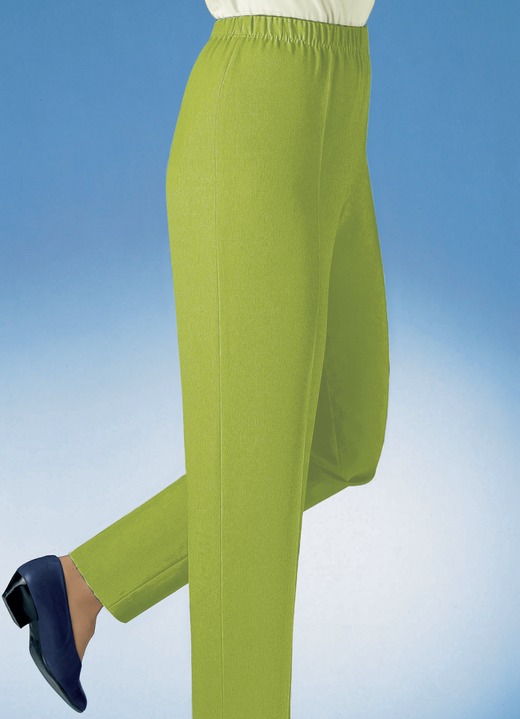 Hosen - Hose in Schlupfform in 29 Farben, in Größe 019 bis 245, in Farbe KIWI Ansicht 1