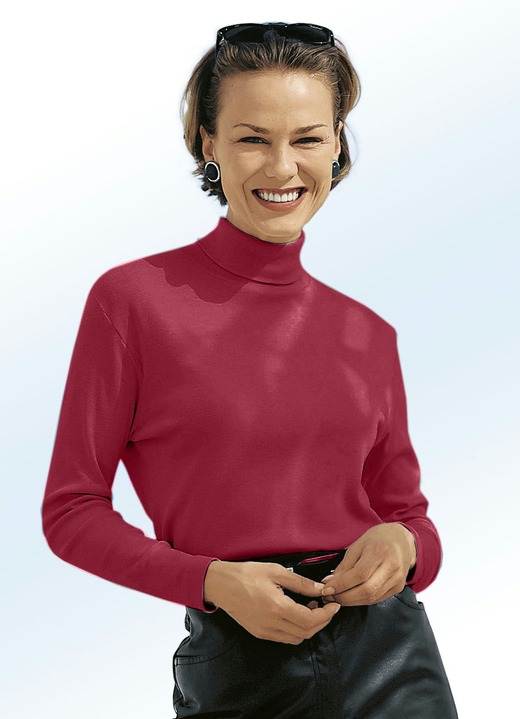Shirts - Fabelhafter Rolli in 16 Farben Shirts - Fabelhafter Rolli in 16 Farben, in Größe 034 bis 052, in Farbe WEINROT
