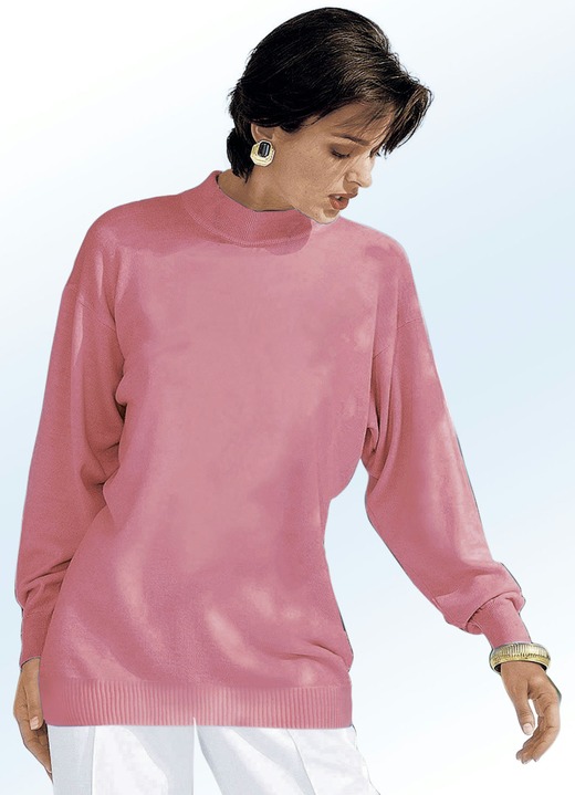 Pullover - Pullover in Feinstrick mit Schurwolle, in Größe 036 bis 050, in Farbe ROSENHOLZ Ansicht 1