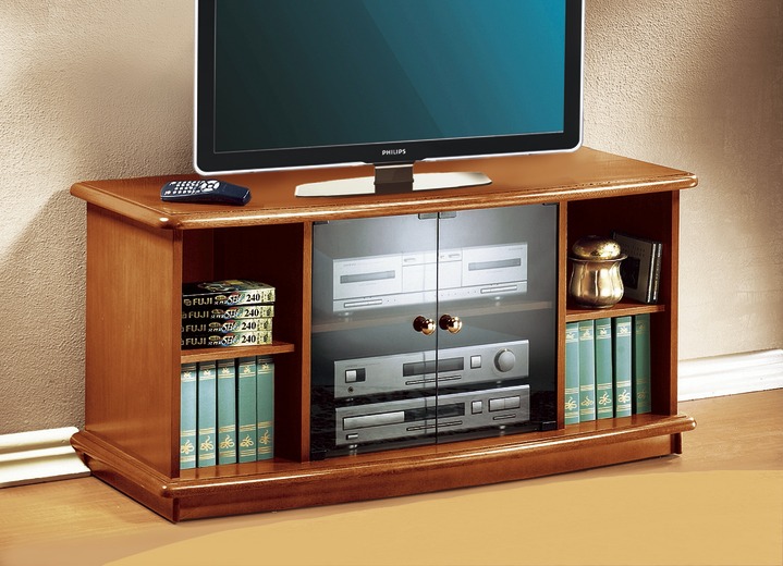 Hifi- &  TV-Möbel - TV-Video-Longboard, in Farbe KIRSCHBAUM Ansicht 1