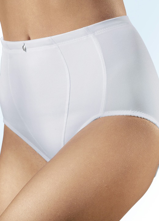 Slips - Speidel Zweierpack Miederhosen mit verstärktem Vorderteil, in Größe 075 bis 115, in Farbe WEISS