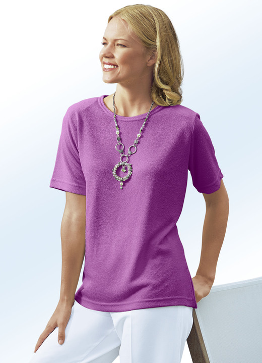 Shirts - Shirt in 13 Farben mit kurzen Ärmeln, in Größe 038 bis 054, in Farbe ZYKLAM Ansicht 1