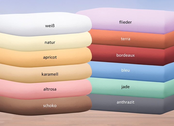 Spannbetttücher - Flauschiges Biber-Spannbetttuch, in Größe 033 (2 Spannbetttücher, 100/200 cm) bis 038 (1 Spannbetttuch, 200/200 cm), in Farbe ALTROSA