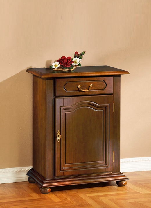 Sideboards & Kommoden - Kommode mit Echtholzfurnier , in Farbe NUSSBAUM, in Ausführung Kommode, 1-türig Ansicht 1