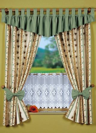 Gardinen Landhausstil Küche