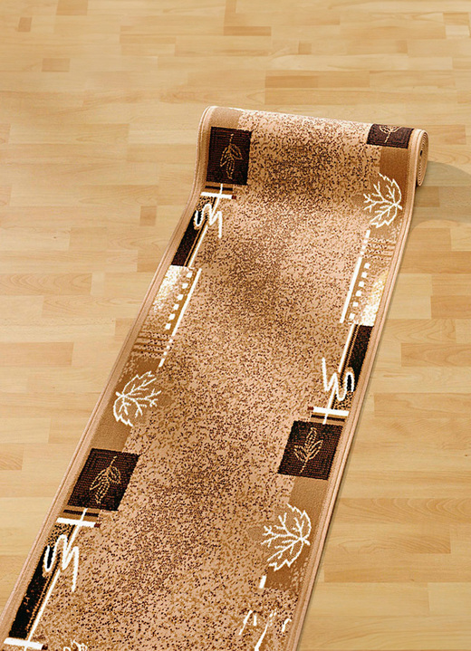 Läufer & Stufenmatten - Gekettelte Läufer nach Maß, in Größe 101 (Läufer, 60 cm breit) bis 106 (Läufer, 100 cm breit), in Farbe BEIGE Ansicht 1
