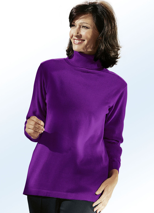 Pullover - Kombifreundlicher Pullover, in Größe 040 bis 060, in Farbe LILA Ansicht 1