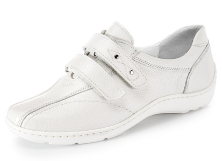 Waldläufer, bequeme Damen-Slipper, Weite H, mit herausnehmbarem Fußbett