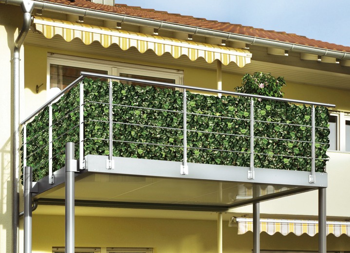 Sichtschutz & Sonnenschutz - Praktischer Sichtschutz aus stabilem Kunststoffgeflecht, in Farbe GRÜN, in Ausführung Efeu Ansicht 1