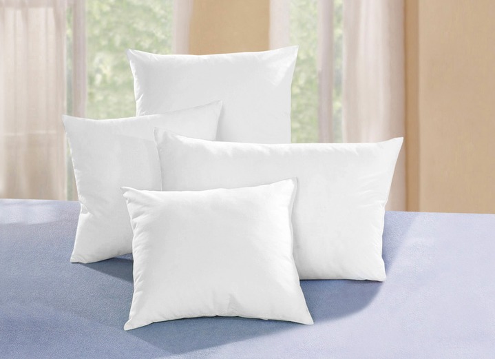 Wohnaccessoires - Kissenfüllungen für Wohn- oder Schlafbereich, in Größe 105 (Kissen, 40x40 cm) bis 110 (Kissen, 50x50 cm), in Farbe WEISS Ansicht 1