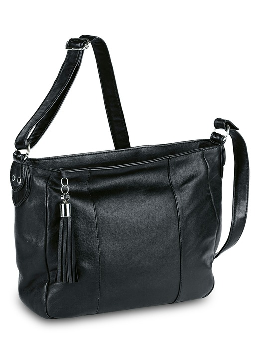 Taschen - Laurina, Tasche, Damen, mit verstellbarem Umhängeriemen, in Farbe SCHWARZ Ansicht 1