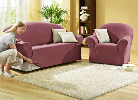 Schützende Stretchbezüge für Sessel und Sofa