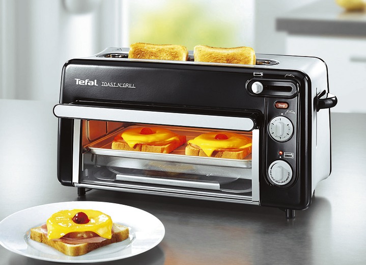 Küchengeräte - Tefal Toaster und Miniofen in Einem, in Farbe SCHWARZ