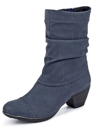Andrea Conti, modische Damen-Stiefeletten, mit Reißverschluss