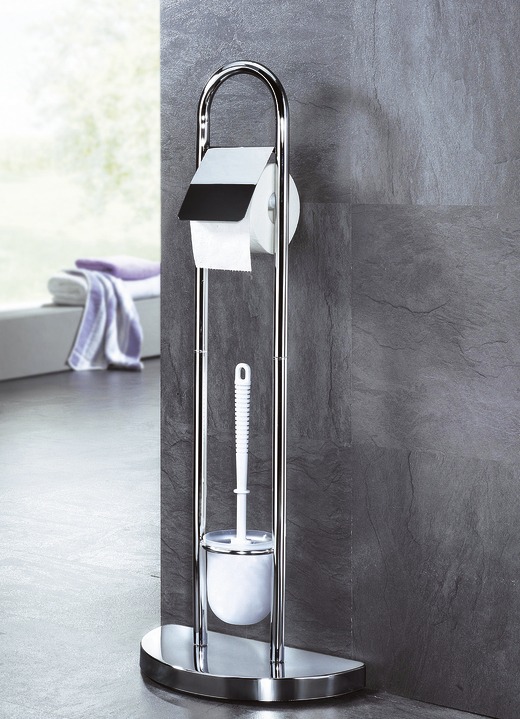 Accessoires - Stand-WC-Garnitur, in Farbe CHROM