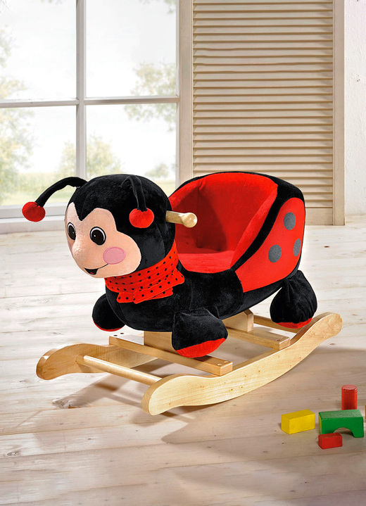 Geschenkideen - Schaukel-Käfer, in Farbe ROT-SCHWARZ