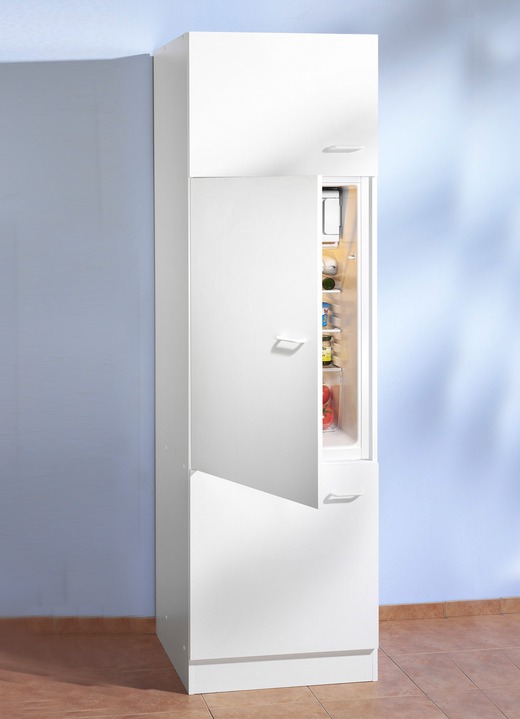 Küchenmöbel - Kühlschrankumbau , in Farbe WEISS Ansicht 1