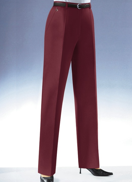 Hosen - Klassische Hose  , in Größe 018 bis 245, in Farbe RUBINROT
