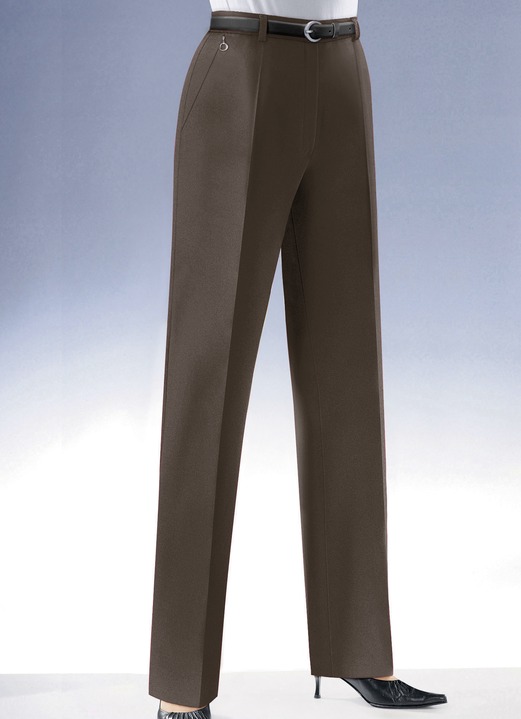 Hosen - Klassische Hose, in Größe 018 bis 245, in Farbe DUNKELBRAUN Ansicht 1