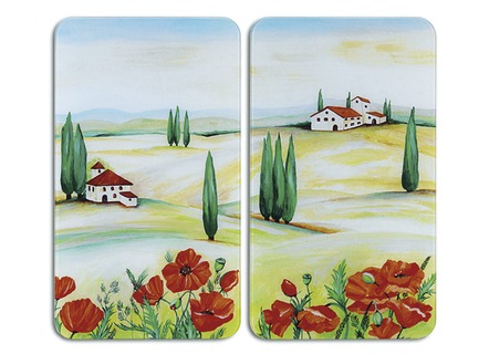 Herdabdeckplatten, 2er-Set