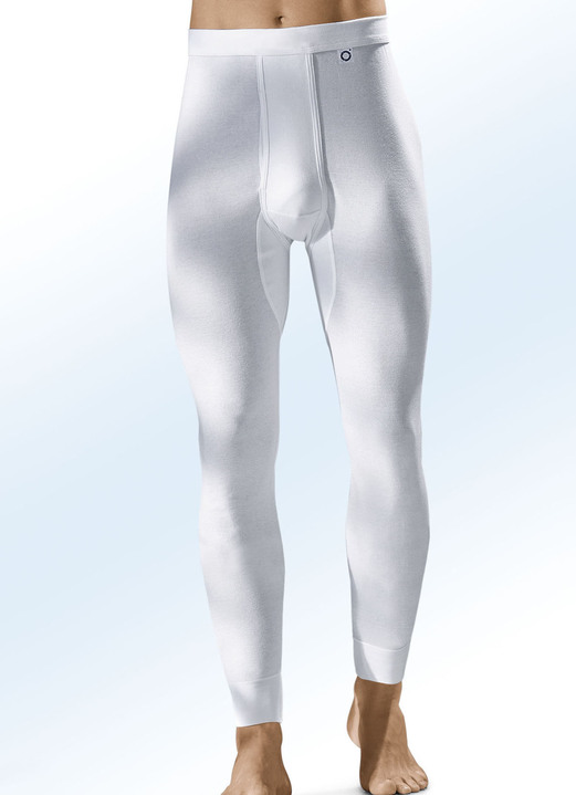 Unterwäsche - Pfeilring Zweierpack Unterhosen, lang, in Größe 005 bis 010, in Farbe WEISS