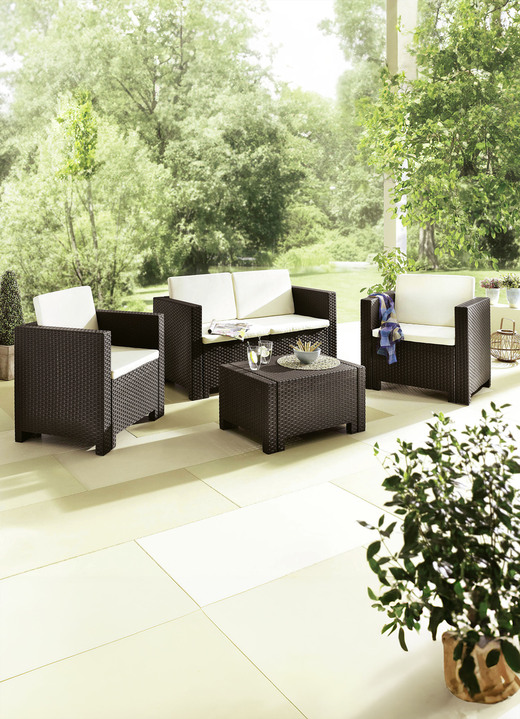 Gartenmöbel - Lounge-Set Colorado, in Farbe BRAUN Ansicht 1