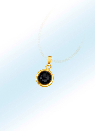 Anhänger mit echtem Onyx