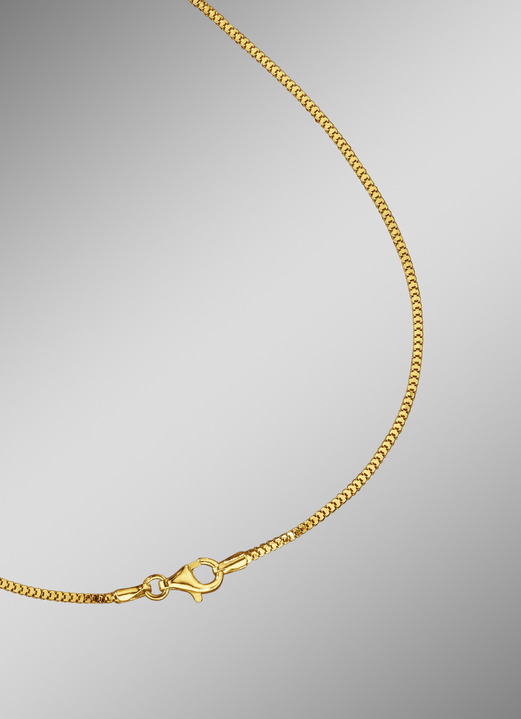 Halsketten & Armbänder - Massive Vierkant-Schlangen-Halskette, in Farbe