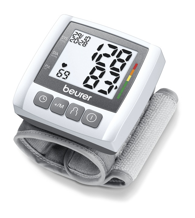 Blutdruckmessgeräte - Handgelenk-Blutdruckmessgerät BC 30, in Farbe GRAU