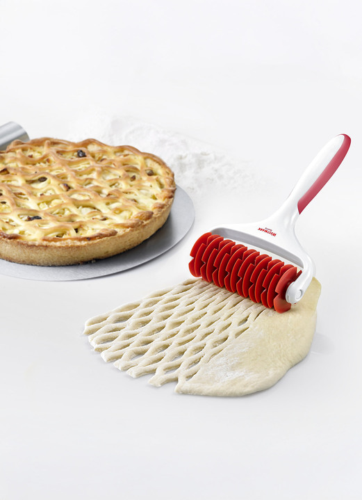 Backen - Gitterroller von Westmark für schön verzierte Kuchen , in Farbe ROT/WEISS Ansicht 1