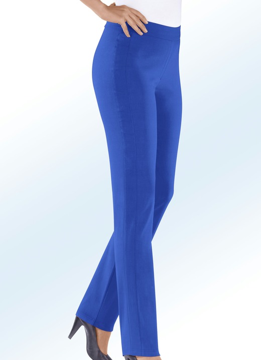 Klaus Modelle - Hochelastische Hose in 13 Farben, in Größe 018 bis 245, in Farbe ROYALBLAU Ansicht 1