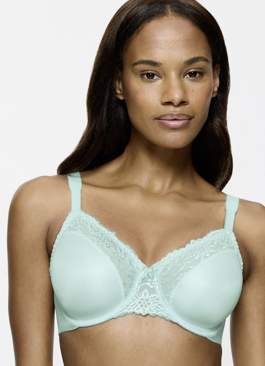 BHs - Triumph-Ladyform Soft-Minimizer-Bügel-BH, in Größe 075 bis 095, in Cup G, in Farbe MINT Ansicht 1