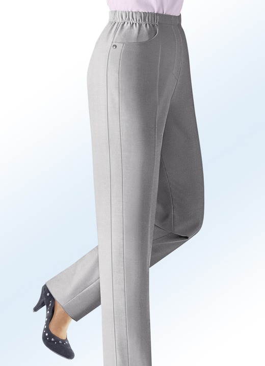 Klaus Modelle - Hose in Schlupfform, in Größe 019 bis 235, in Farbe HELLGRAU MEL. Ansicht 1