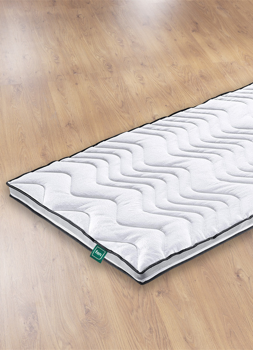 Matratzen & Lattenroste - f.a.n. 7-Zonen-Kaltschaum-Topper Qualität Premium, in Größe 129 (80/190 cm) bis 138 (180/200 cm), in Farbe