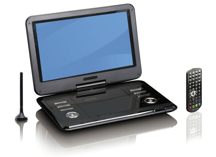 Computer & Elektronik - Portabler DVD-Spieler mit TV, in Farbe SCHWARZ Ansicht 1
