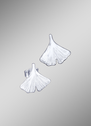 Ohrstecker "Ginkgoblatt"