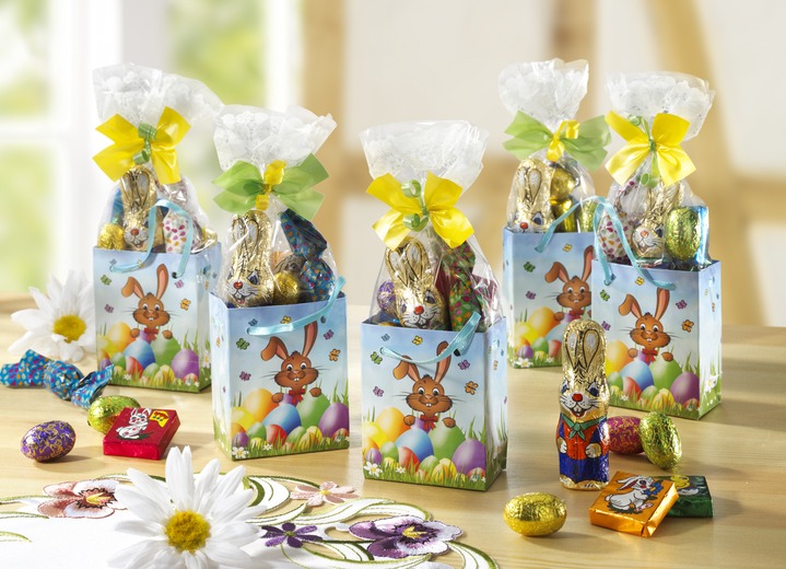 Osterleckereien - Geschenk-Tütchen, 5er-Set, in Farbe