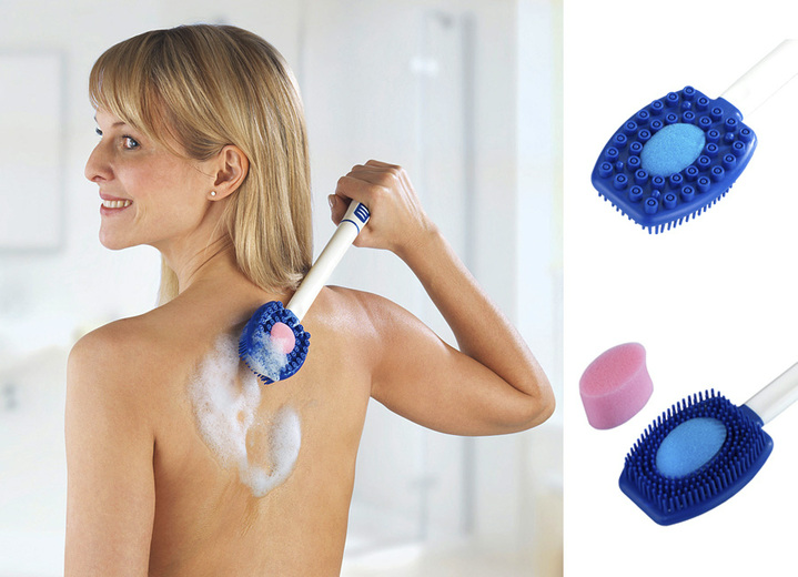 Sonstiges - Wellness-Bürste 3-in-1: Reinigen, Pflegen und Massieren in Einem, in Farbe MEHRFARBIG Ansicht 1