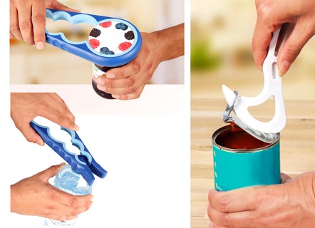 Deckelöffner-Set  2 Teilig