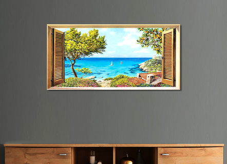 Bild Ausblick auf das Meer