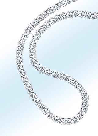 Elegante Halskette im Königsketten-Design