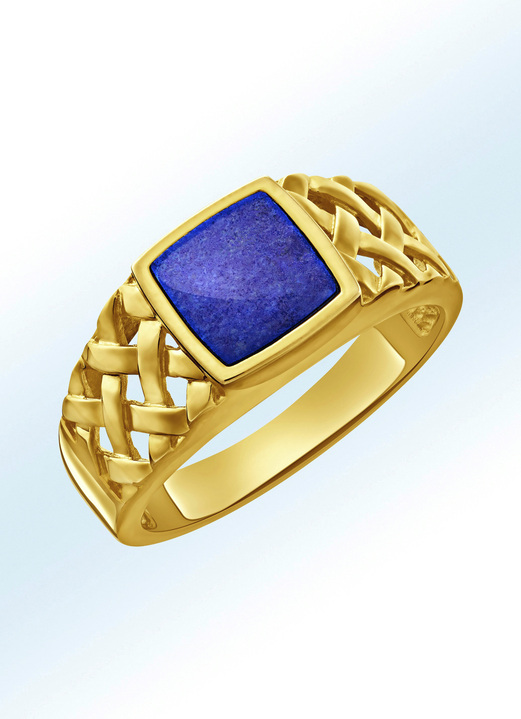 Schicker Herrenring Mit Echt Lapislazuli Herrenschmuck Echt Silber Edelstahl Brigitte Salzburg