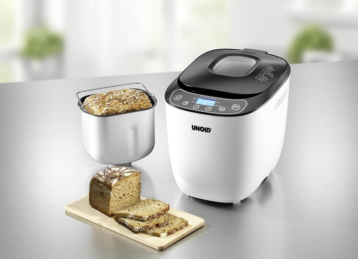 - Unold Brotbackautomat für Brot wie frisch vom Bäcker, in Farbe WEISS/SCHWARZ