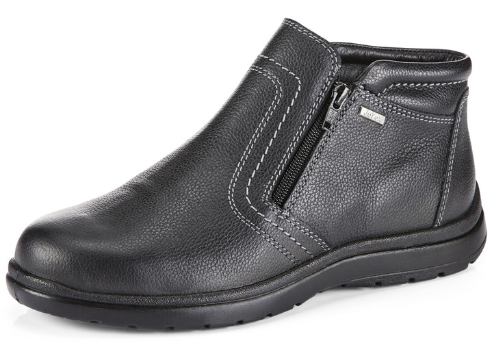 Stiefeletten - Stiefelette mit angenehmem Warmfutter, in Größe 039 bis 046, in Farbe SCHWARZ Ansicht 1