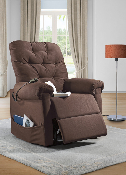 TV- & Relaxsessel - TV-Sessel mit Motor und Aufstehhilfe, in Farbe BRAUN Ansicht 1
