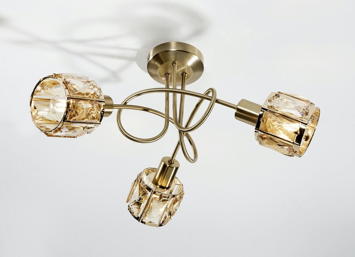 Lampen & Leuchten - LED-Deckenleuchte , in Farbe GOLD, in Ausführung 3-flammig Ansicht 1
