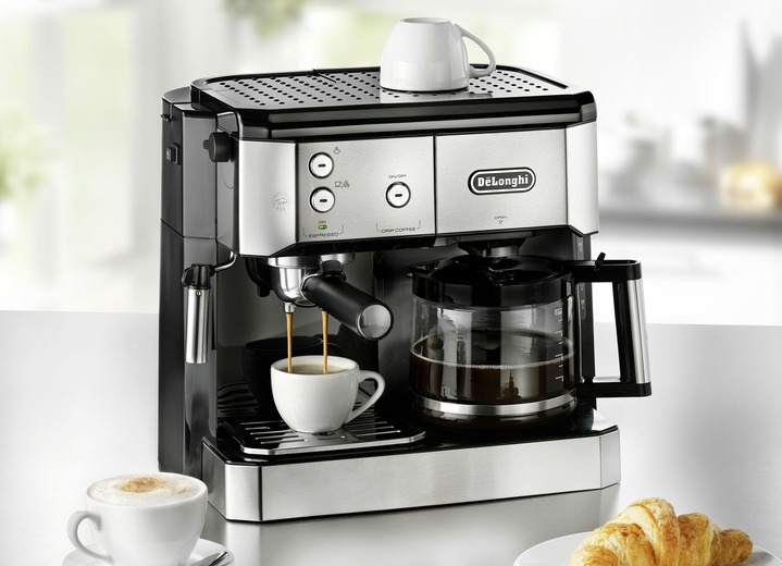 Kaffee-Vollautomaten & Espressomaschinen - De’Longhi Kaffee-/Espressomaschine BCO411.B/BCO421.S, in Farbe EDELSTAHL Ansicht 1