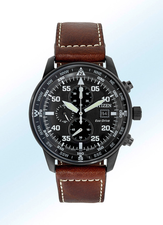 Solar-Herrenuhr in Flieger-Optik